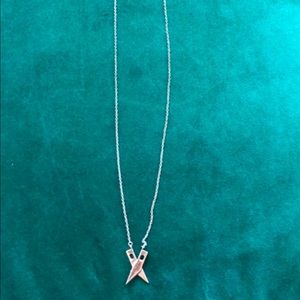 Eddie Borgo knife/scissors pendant necklace